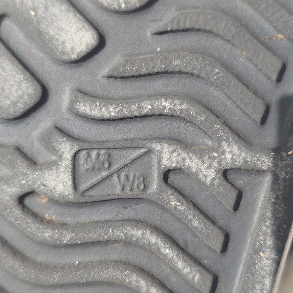 Native Shoes Jefferson Water Shoes Black Rubber Slip On Women Size 8 - Picture 7 of 8